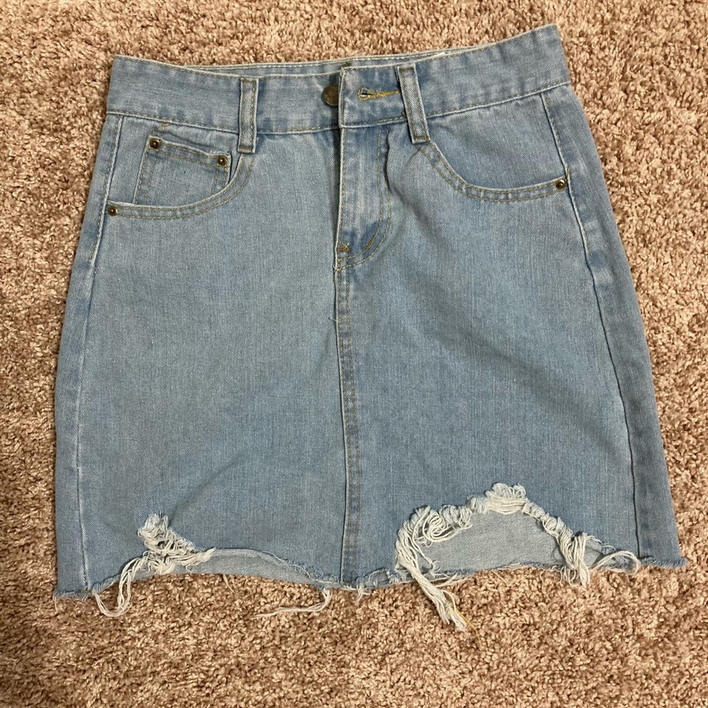 Denim skirt